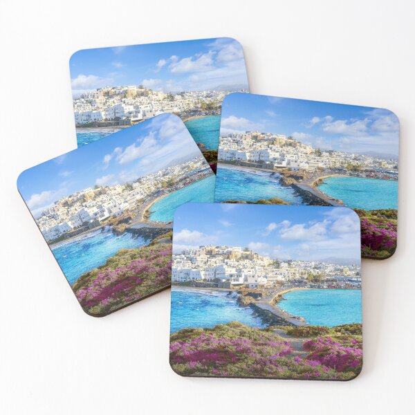 Item preview, Naxos, Greece, Turquoise Blue Island Water, Greek Island, Tropical Beach  designed and sold by newburyboutique.