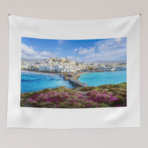 Item preview, Naxos, Greece, Turquoise Blue Island Water, Greek Island, Tropical Beach  designed and sold by newburyboutique.