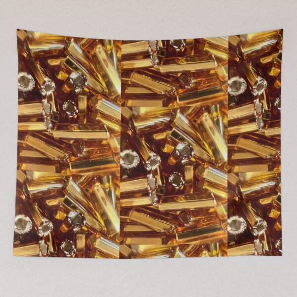 Item preview, Gold Glass Beads designed and sold by Alicia-Itakura.