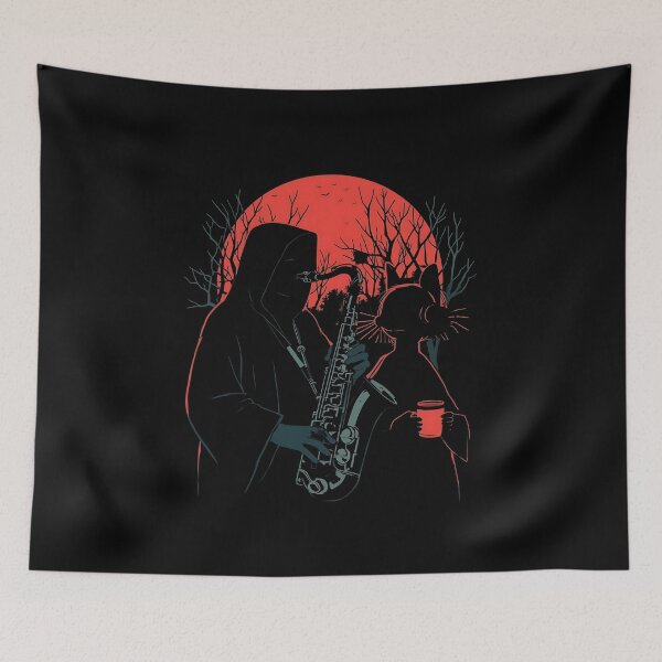 Item preview, Saxophone Under the Bright Moon designed and sold by ATOTI.