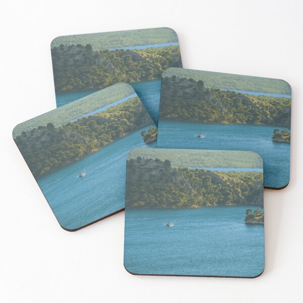 Item preview, Sailing Toward the Pines – Forest Coast and Open Water designed and sold by Ellaire.