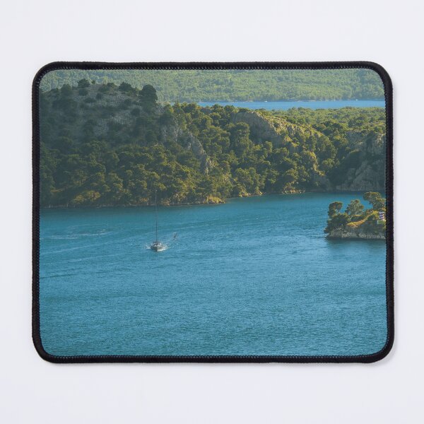 Item preview, Sailing Toward the Pines – Forest Coast and Open Water designed and sold by Ellaire.