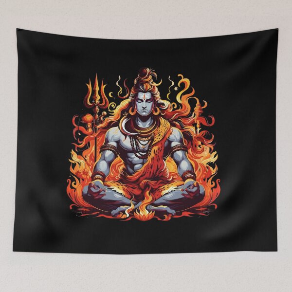 Item preview, LORD SHIVA MEDITATING - BOLENATH - MAHADEVA designed and sold by PSYNOVA.