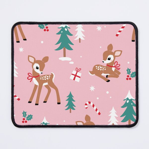 Item preview, Pink Baby Reindeer Pattern, Fawn, Festive Holiday, Merry Christmas  designed and sold by newburyboutique.