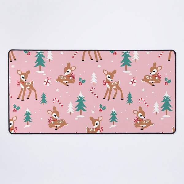 Item preview, Pink Baby Reindeer Pattern, Fawn, Festive Holiday, Merry Christmas designed and sold by newburyboutique.