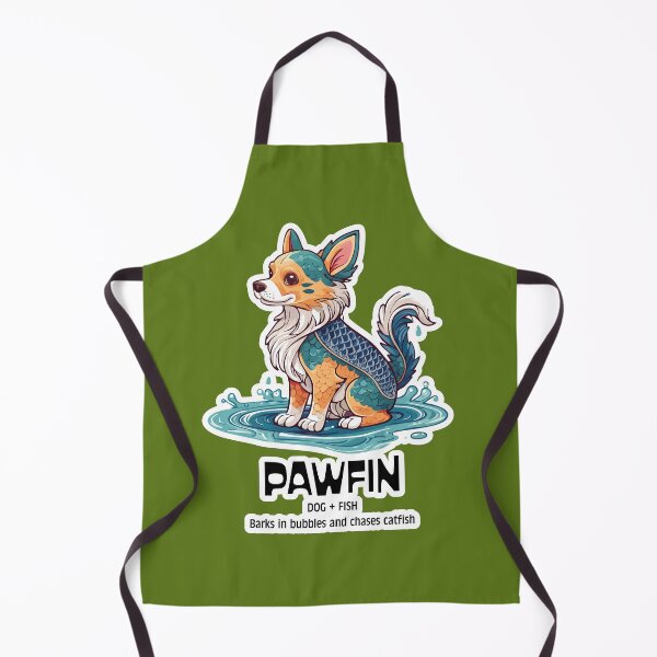 Item preview, Pawfin – Dog Fish Hybrid Funny Mug for Animal Pun Lovers designed and sold by FoxWink Inc.