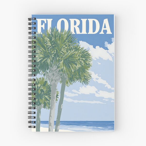 Item preview, Florida Beach Poster – Palm Trees & Ocean Breeze designed and sold by Gooos.