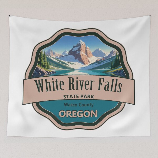Item preview, White River Falls State Park, Wasco County, Oregon designed and sold by Wanderful-roads.