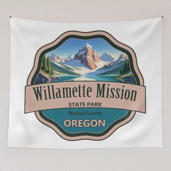 Item preview, Willamette Mission State Park, Marion County, Oregon designed and sold by Wanderful-roads.