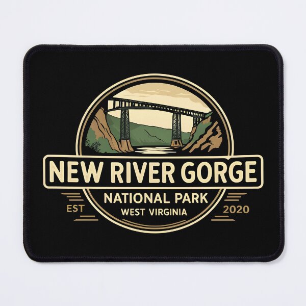 Item preview, New River Gorge National Park - West Virginia  designed and sold by GoodOldVintage.