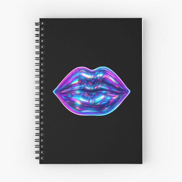Item preview, Holographic Neon Lips – Futuristic Pop Art in Vibrant Digital Style designed and sold by Psycho-Crazy.