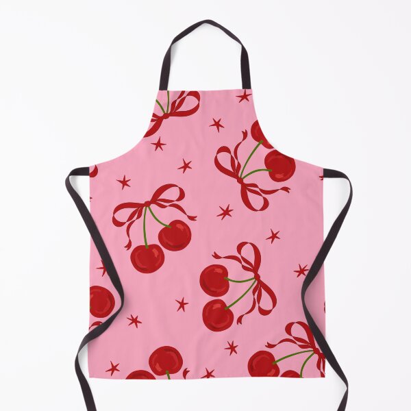 Item preview, Hot Pink Coquette Bow Cherries, Girly Girl designed and sold by newburyboutique.