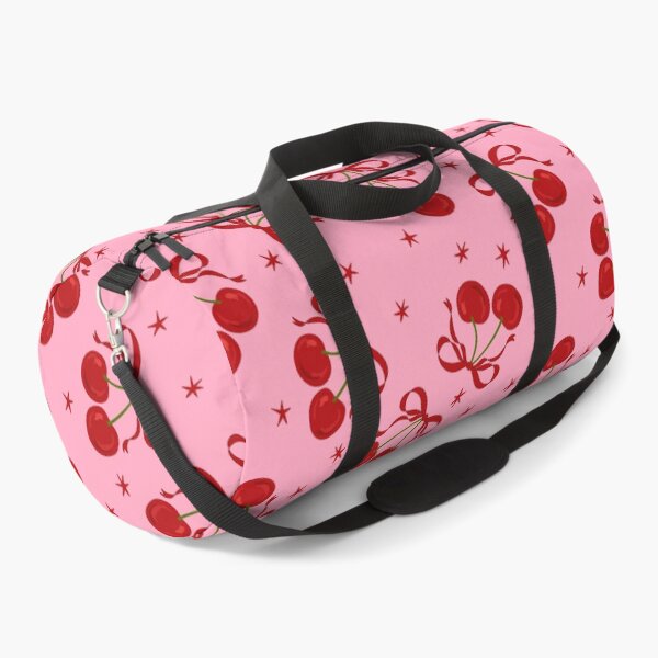 Item preview, Hot Pink Coquette Bow Cherries, Girly Girl designed and sold by newburyboutique.