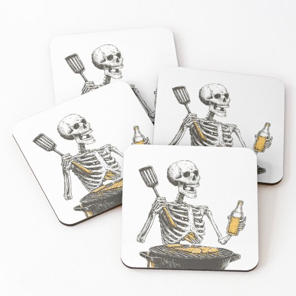 Item preview, Grillin' Skeleton designed and sold by clickmouse.