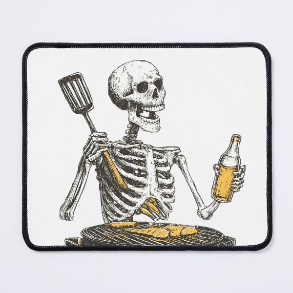 Item preview, Grillin' Skeleton designed and sold by clickmouse.