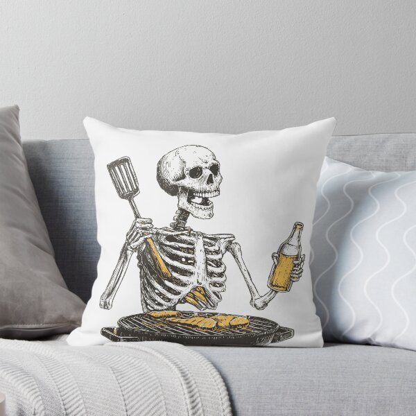 Item preview, Grillin' Skeleton designed and sold by clickmouse.