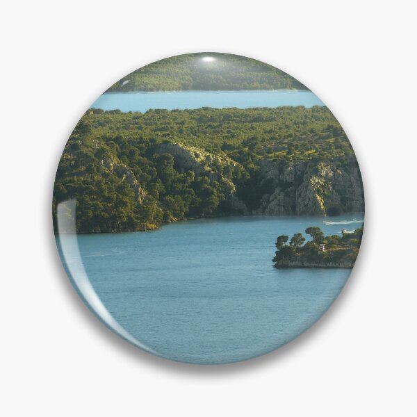 Item preview, Blue Serenity Between Forested Cliffs designed and sold by Ellaire.