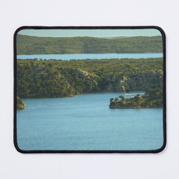 Item preview, Blue Serenity Between Forested Cliffs designed and sold by Ellaire.