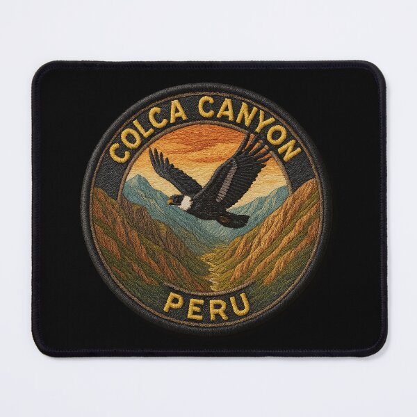 Item preview, Wings Over Colca – Andean Majesty Patch designed and sold by Girih.