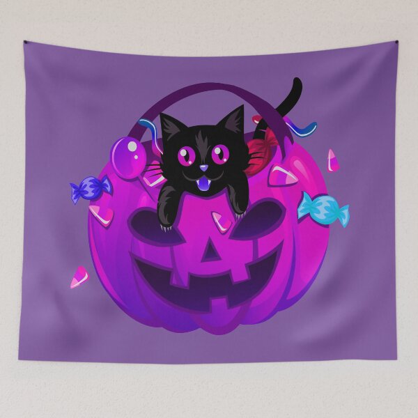 Item preview, HelloweenCat designed and sold by AstorAurora.