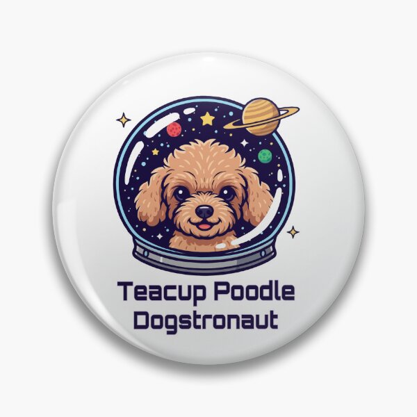 Item preview, Teacup Poodle Dogstronaut – Cute Space Dog  designed and sold by The Real Life Symphony.