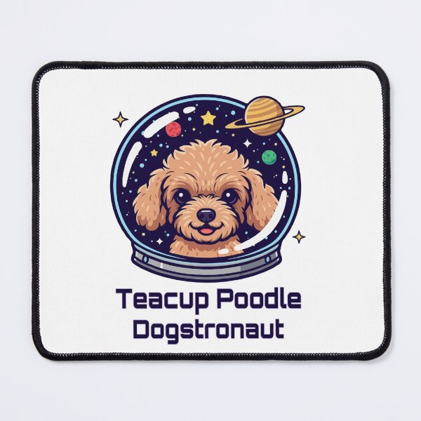 Item preview, Teacup Poodle Dogstronaut – Cute Space Dog designed and sold by The Real Life Symphony.