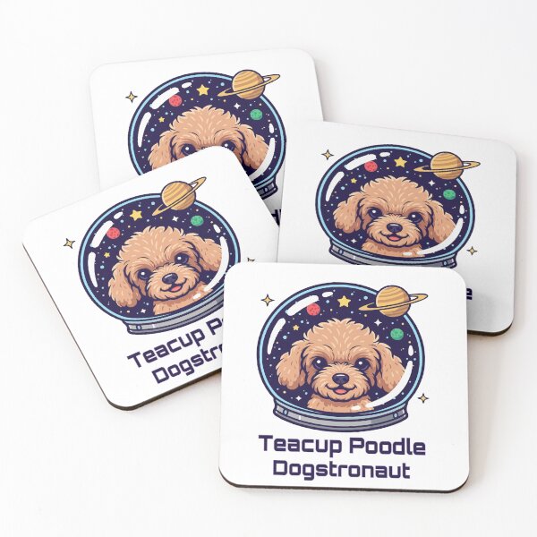 Item preview, Teacup Poodle Dogstronaut – Cute Space Dog  designed and sold by The Real Life Symphony.
