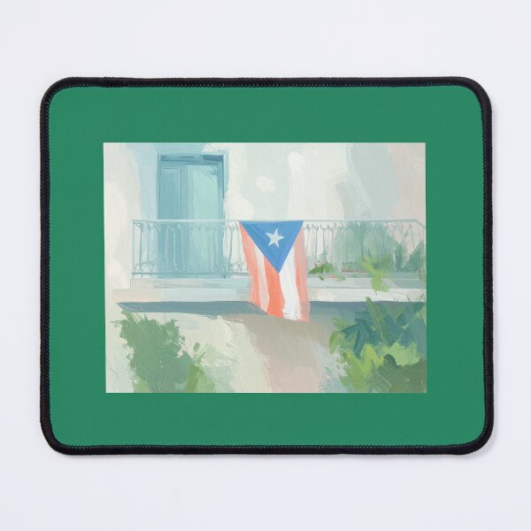 Item preview, San Juan Balcony Flag - Puerto Rico designed and sold by JeremyAlexander.