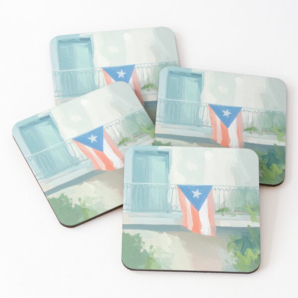 Item preview, San Juan Balcony Flag - Puerto Rico designed and sold by JeremyAlexander.