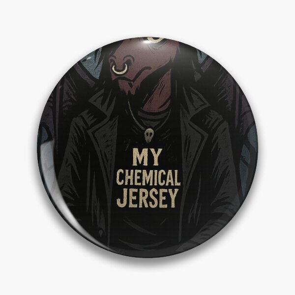Item preview, My Chemical Jersey Devil – Emo Cryptid Shirt designed and sold by CryptidsTrash.