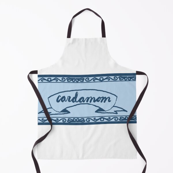 Item preview, Cardamom Spice Label Dark Blue with Calligraphy designed and sold by abitofaromantic.