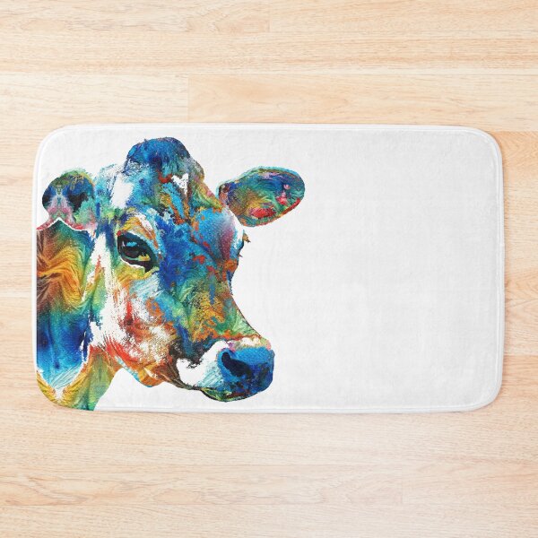 Item preview, Colorful Cow Art The Look designed and sold by Sharon Cummings Art.