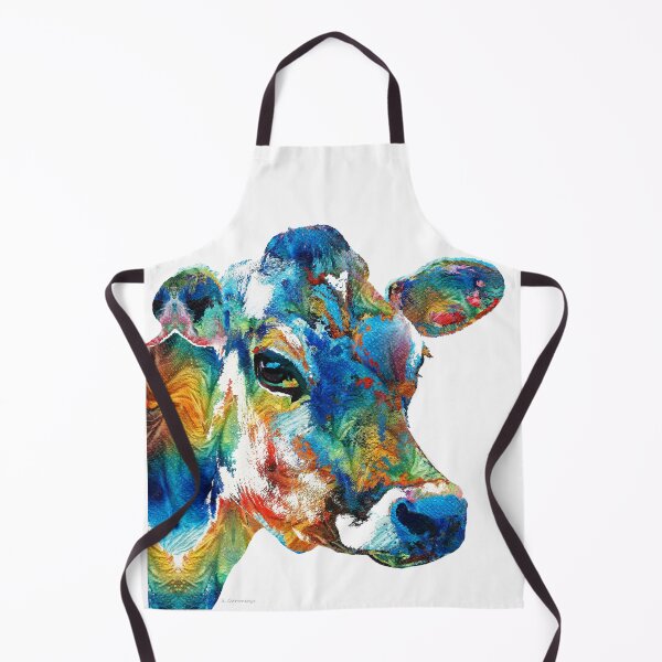 Item preview, Colorful Cow Art The Look designed and sold by Sharon Cummings Art.