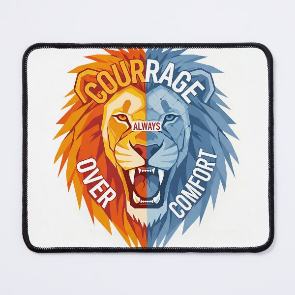 Item preview, Courage Over Comfort - Inspirational Quote designed and sold by Inked-by-AJ.