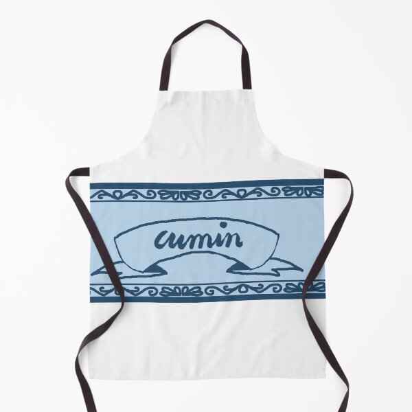 Item preview, Cumin Spice Label Dark Blue with Caligraphy designed and sold by abitofaromantic.