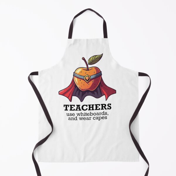 Item preview, Teachers Wear Capes Whiteboard Design designed and sold by FoxWink Inc.