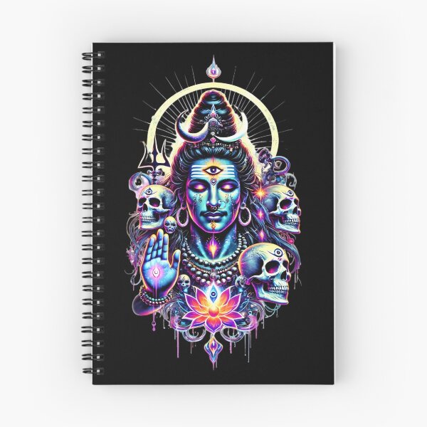 Item preview, Psychedelic Shiva with Skulls designed and sold by PSYNOVA.