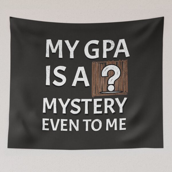 Item preview, Relatable Back to School Shirt: "My GPA is a Mystery Even to Me" Funny Student  designed and sold by VueArts.