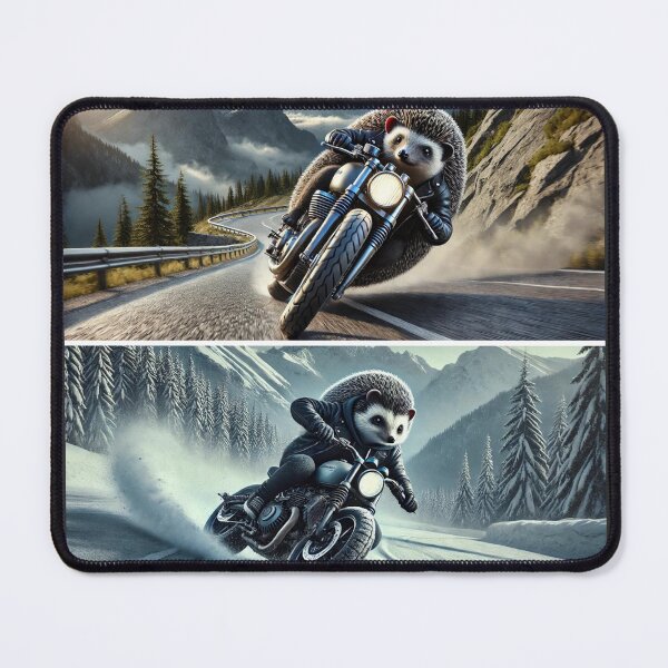 Item preview, Hedgehog Rider: Summer & Snow Drift designed and sold by Simon Widhopf.