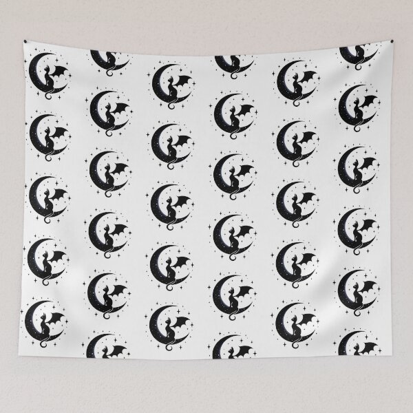 Item preview, Bat Cat on the Moon designed and sold by FreshArtFusion.
