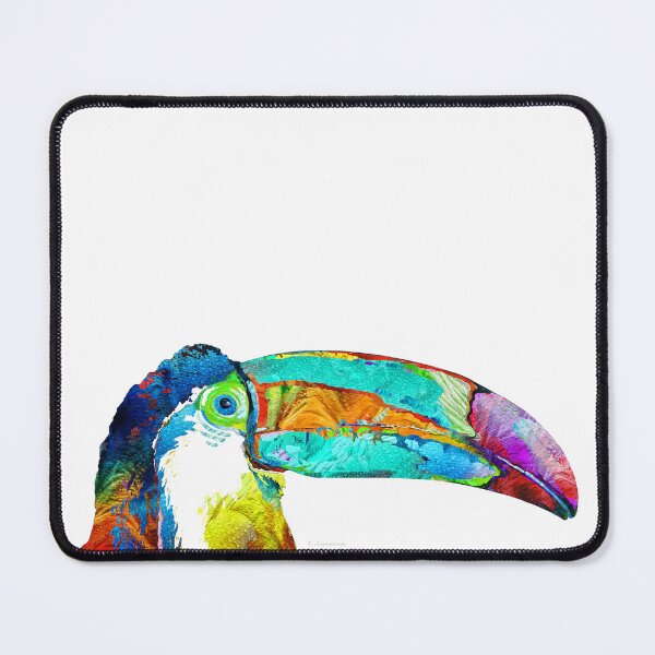 Item preview, Colorful Tropical Toucan Bird Art designed and sold by Sharon Cummings Art.