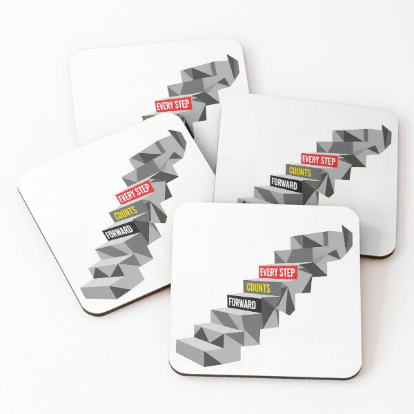 Item preview, Every Step Counts - Inspirational Quote designed and sold by Inked-by-AJ.
