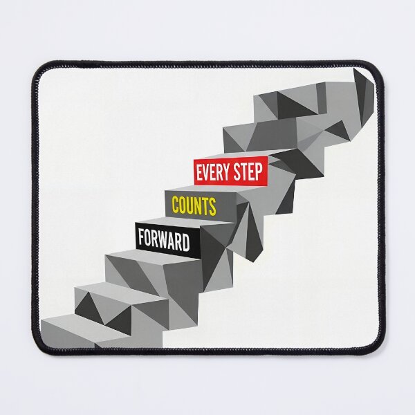 Item preview, Every Step Counts - Inspirational Quote designed and sold by Inked-by-AJ.