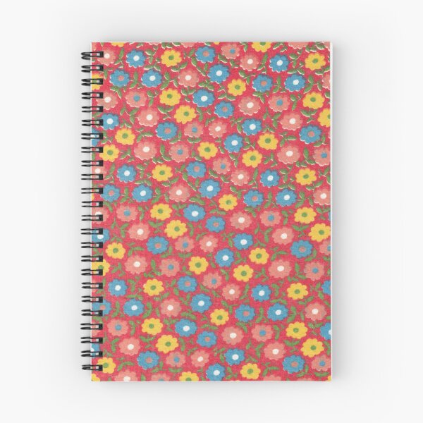 Item preview, Happy Floral Red Background designed and sold by ImaginaryAnimal.