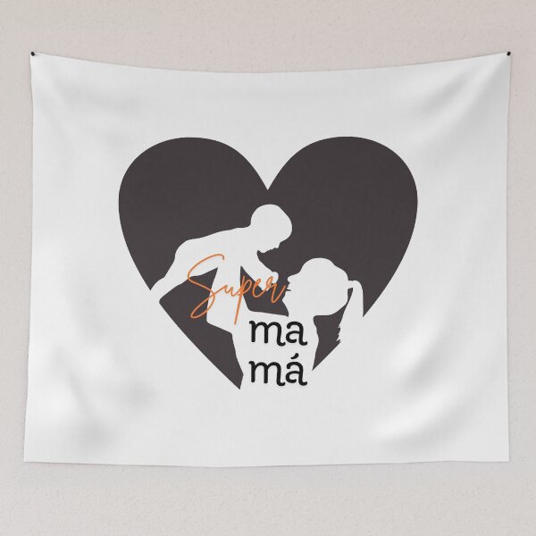 Item preview, Super Mama & Baby — Sweet Motherhood Design by Farwawears designed and sold by farwawears.
