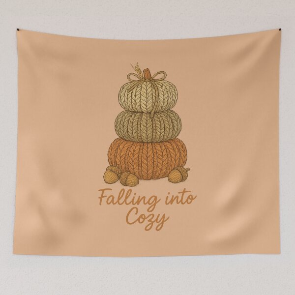Item preview, Crochet Stacked Fall Pumpkins, Falling into Cozy designed and sold by HastyHouse.
