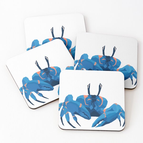 Item preview, Geometric Sapphire Crab designed and sold by Just-Draws-22.