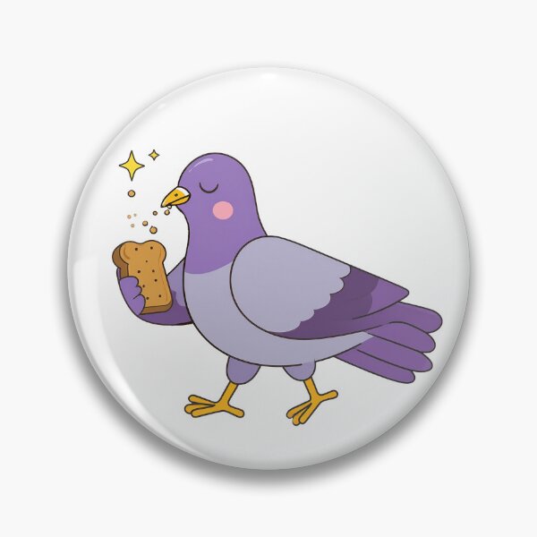 Item preview, Pigeon eating crumbs designed and sold by cubiask.