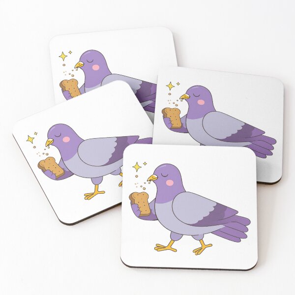 Item preview, Pigeon eating crumbs designed and sold by cubiask.