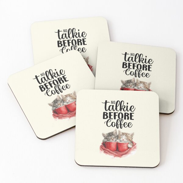 Item preview, Cute  kittens cats sleeping and want coffee designed and sold by Coolparrotgirl.